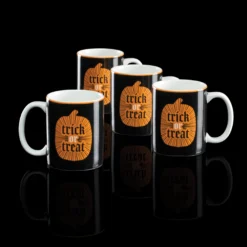 Vintro Halloween Mugs, Set of 4