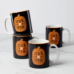 Vintro Halloween Mugs, Set of 4