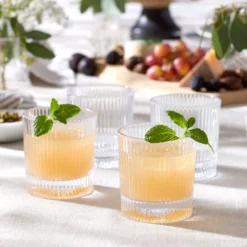 Wallingford Double Old-Fashioned Glasses, Set of 4