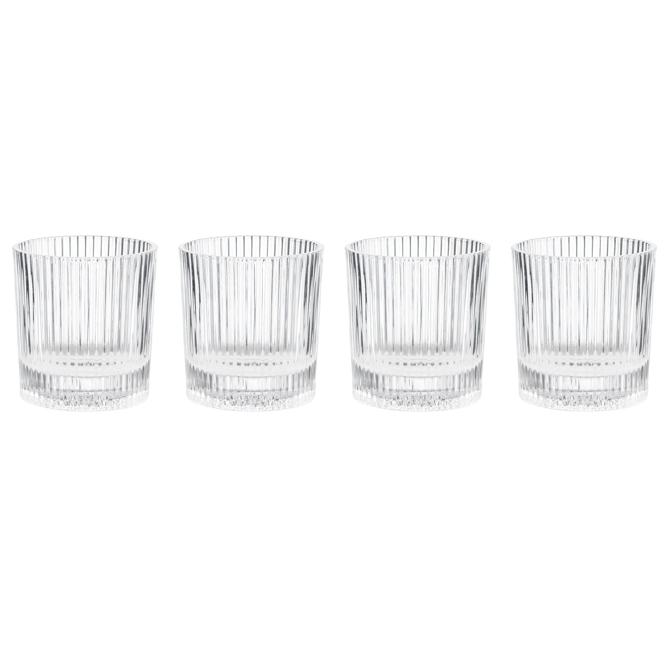 Wallingford Double Old-Fashioned Glasses, Set of 4