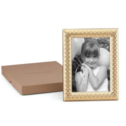 Watchband Satin Gold 5x7 Photo Frame