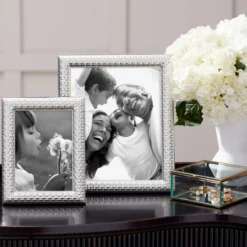 Watchband Silver 5x7 Photo Frame