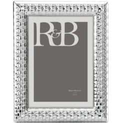 Watchband Silver 5x7 Photo Frame