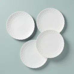 Wicker Creek Accent Plates, Set of 4