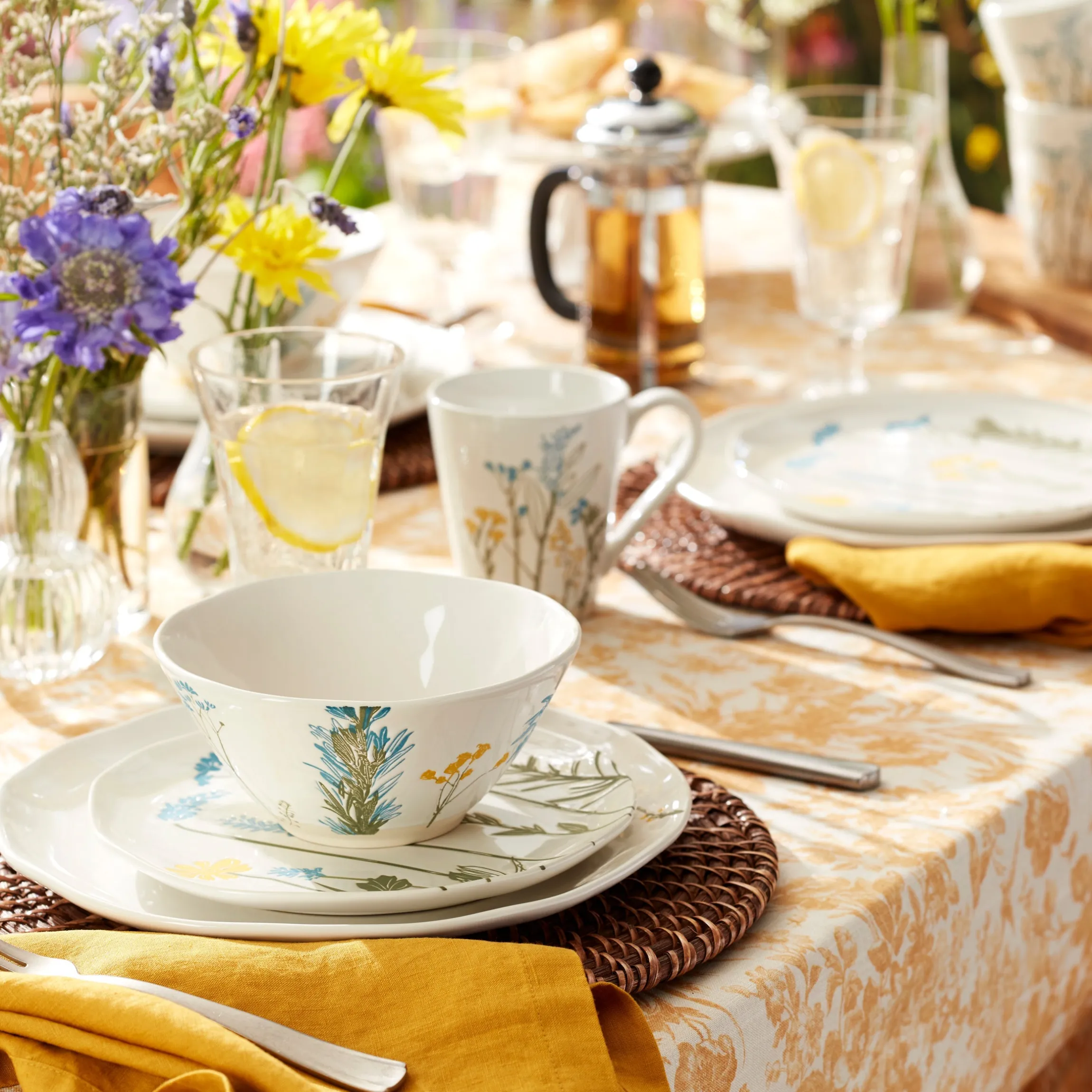 Wildflowers All-Purpose Bowls, Set of 4