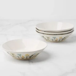 Wildflowers Dinner Bowls, Set of 4