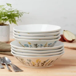 Wildflowers Dinner Bowls, Set of 4