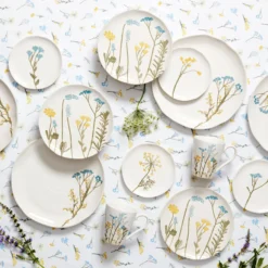 Wildflowers Dinner Plates, Set of 4