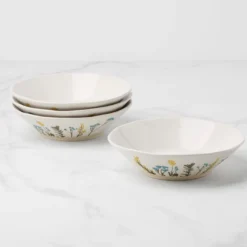 Wildflowers Pasta Bowls, Set of 4