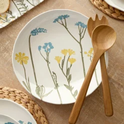 Wildflowers Salad Bowl with Servers