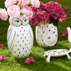 Wild Things Owl Vase