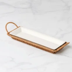 Willow & White, Hors D'Oeuvres Tray with Server