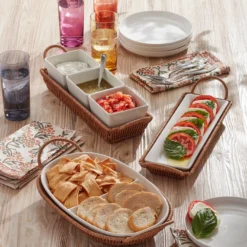 Willow & White, Hors D'Oeuvres Tray with Server
