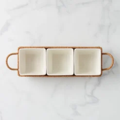 Willow & White, 4-Piece Serving Set