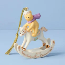 2026 Winnie The Pooh Babys 1st Christmas Ornament