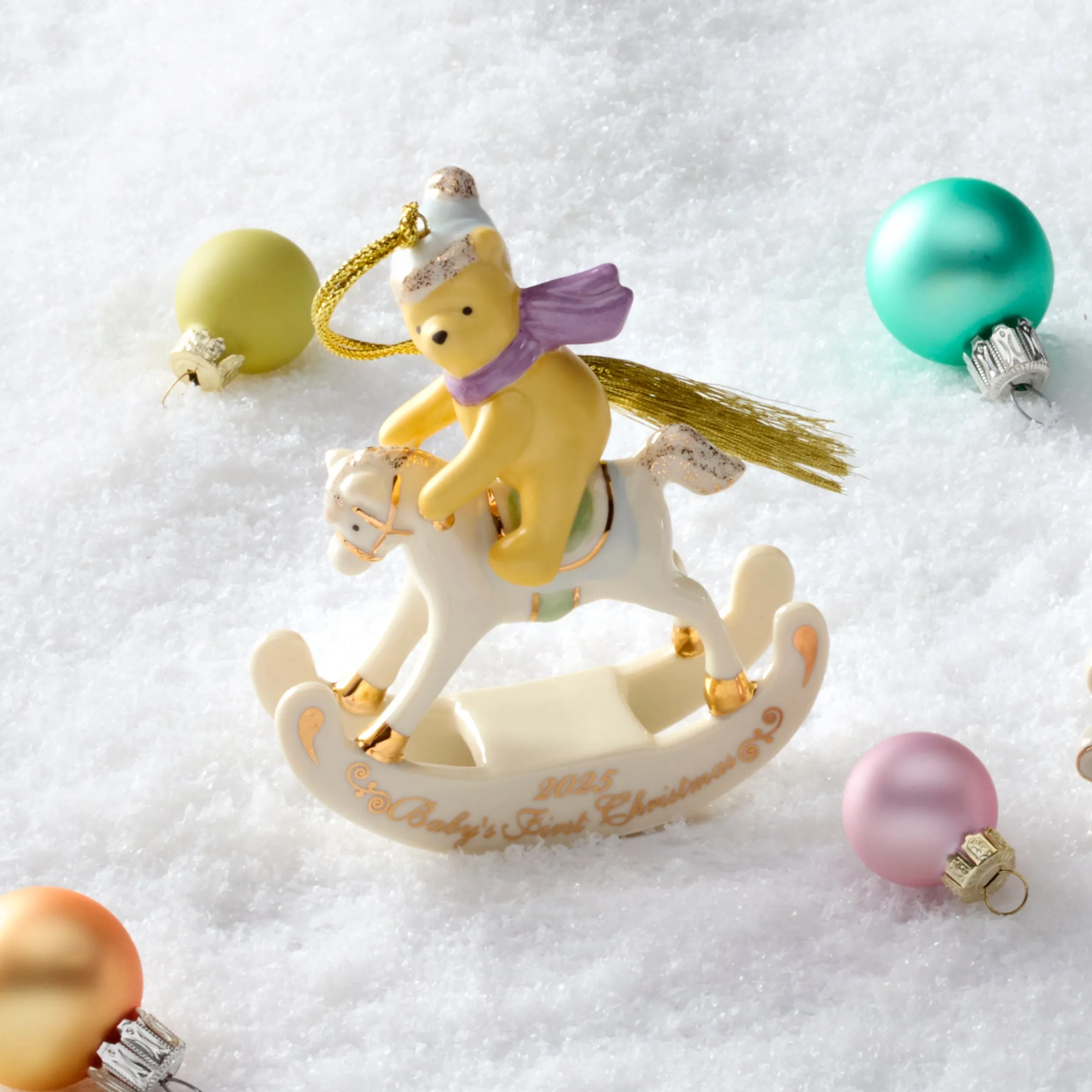 2025 Winnie The Pooh Baby's 1st Christmas Ornament