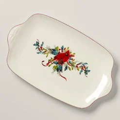 Winter Greetings Oversized Platter