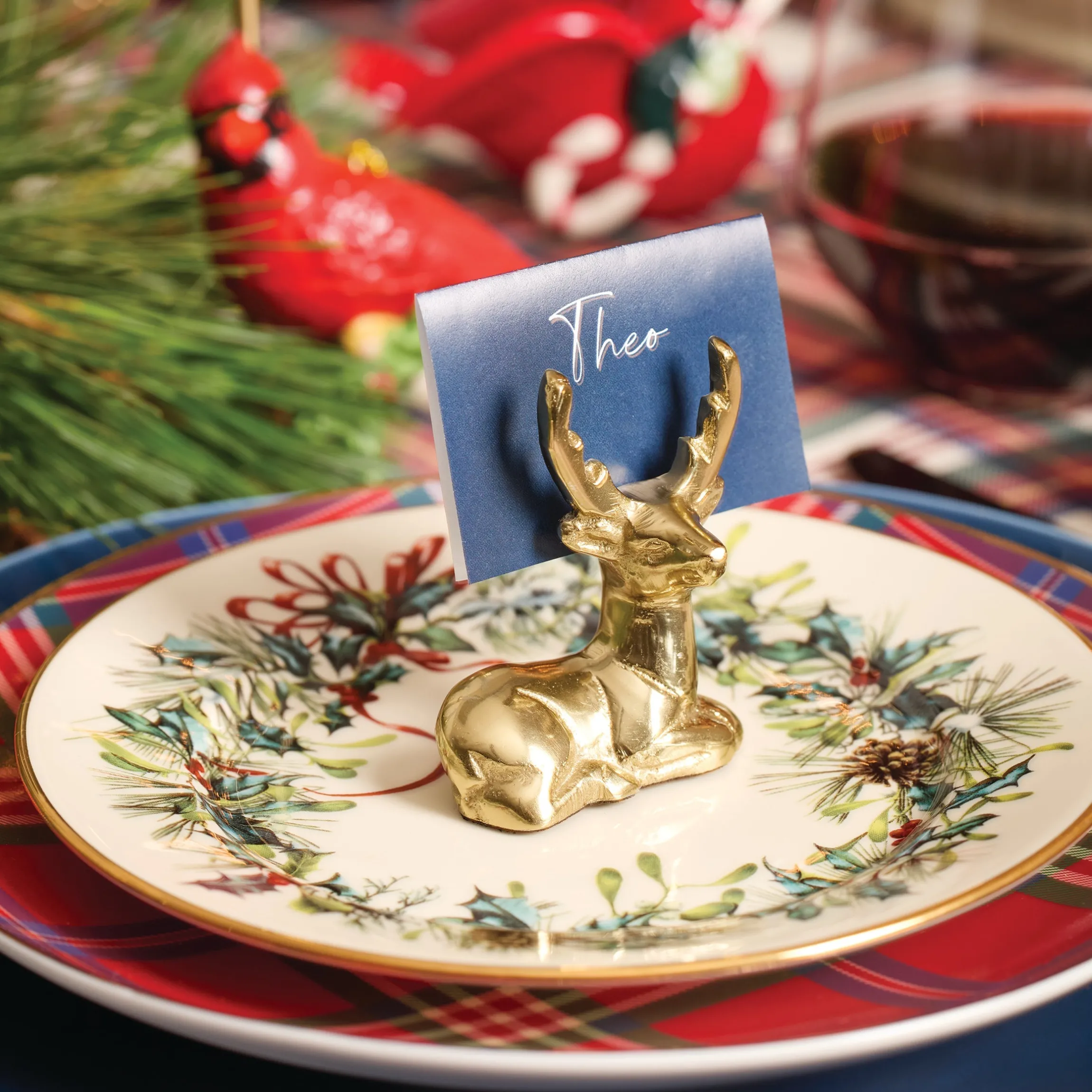 Winter Greetings 12-Piece Dinnerware Set
