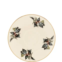 Winter Greetings Saucer